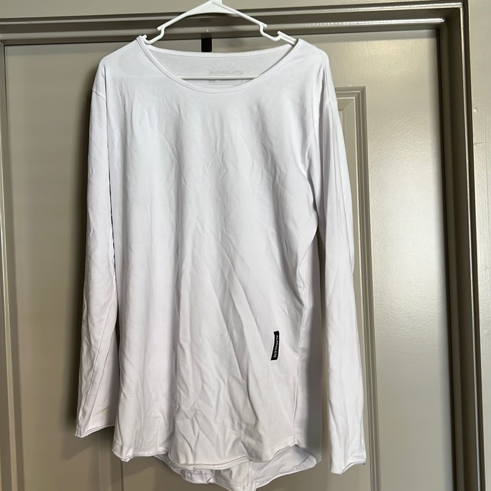 White Alphalete Long Sleeve